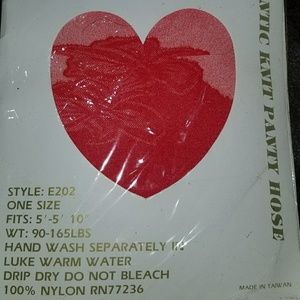 Romantic knit panty hose